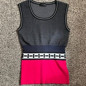 Carlisle navy blue and pink